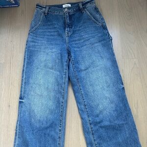 LORETTA UTILITY HIGH RISE WIDE LEG ANKLE - TONIC, 25